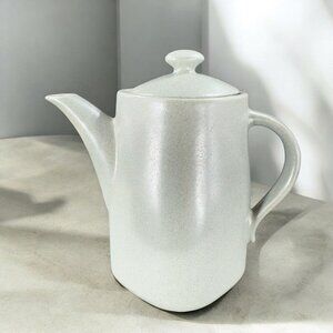 Lindt Stymeist Ceramic Pitcher Teacup Carafe Light Gray Speckled Vintage Decor
